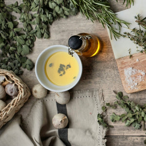 Huile d'olive extra vierge aux herbes toscanes