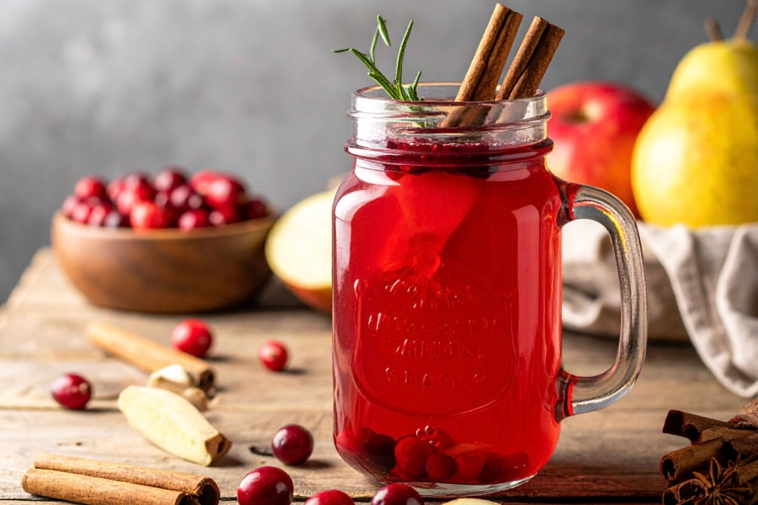 Cranberry Apple Shrub & Cocktail