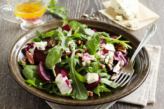  Roasted Beet & Arugula Salad with Cranberry Pear Magic