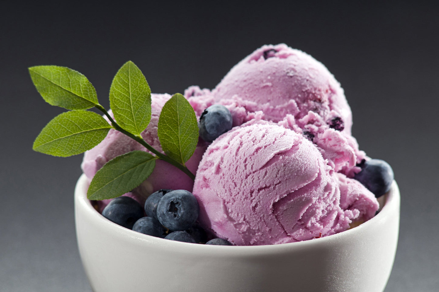 Blueberry Lemon Olive Oil Gelato