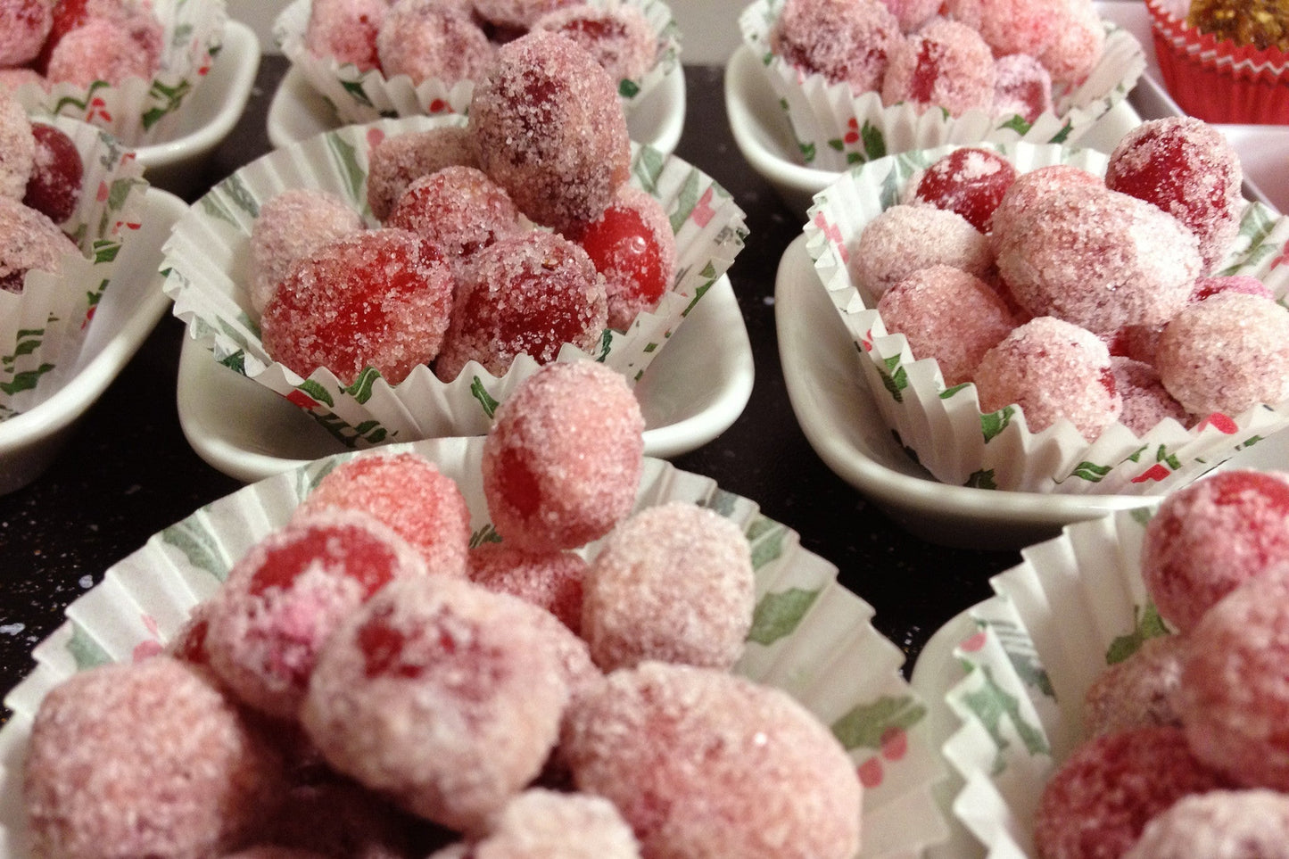Sparkling Sugared Balsamic Cranberries