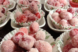  Sparkling Sugared Balsamic Cranberries