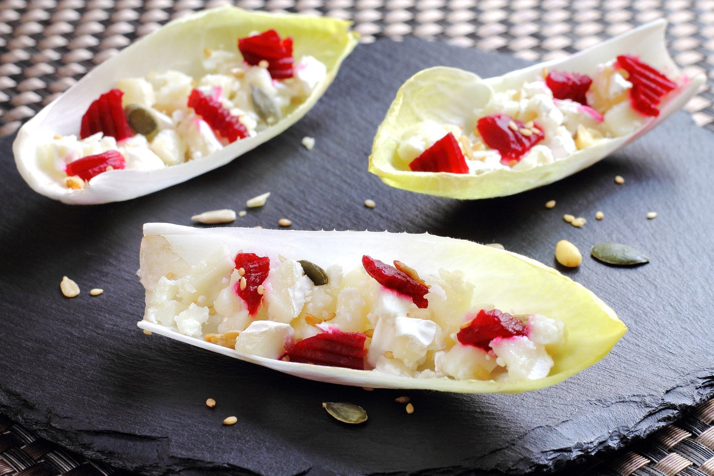 Endive Boats with Quinoa Salad