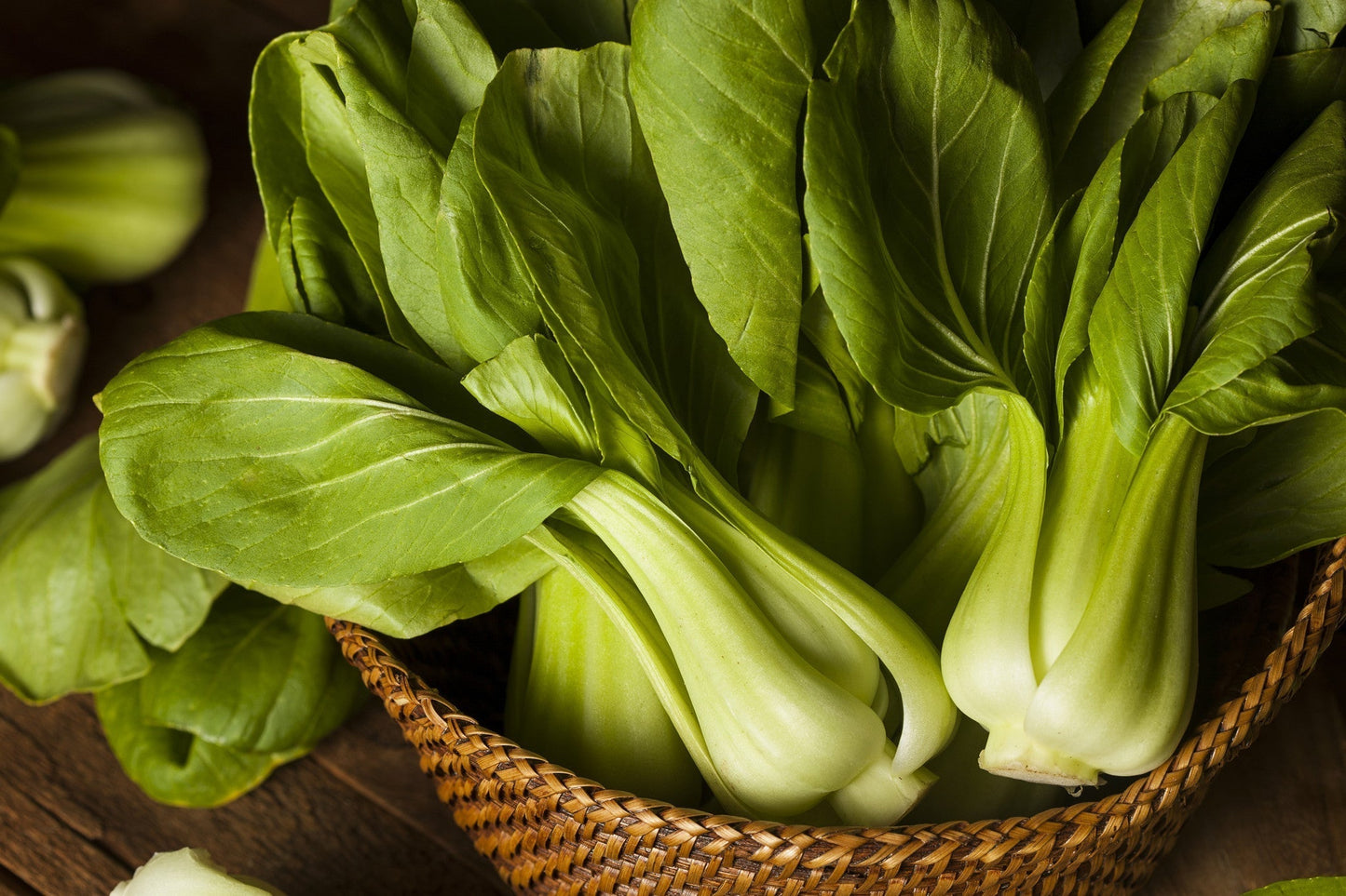 Nori-Wrapped Rice Crisps with Pak Choy