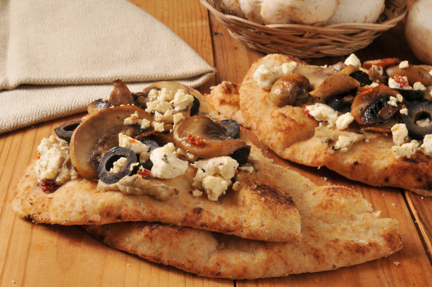 Mushroom & Blue Cheese Flat Bread