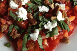  Heirloom Tomato & Niagara Peach Salad