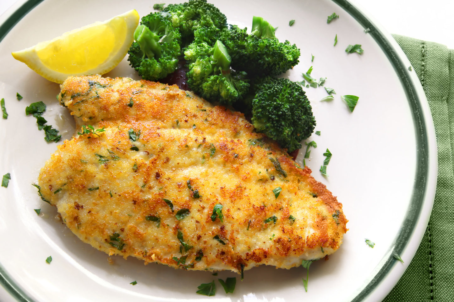 Lemon Almond-Crusted Chicken