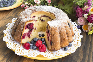  Lemon Blueberry Bundt Cake