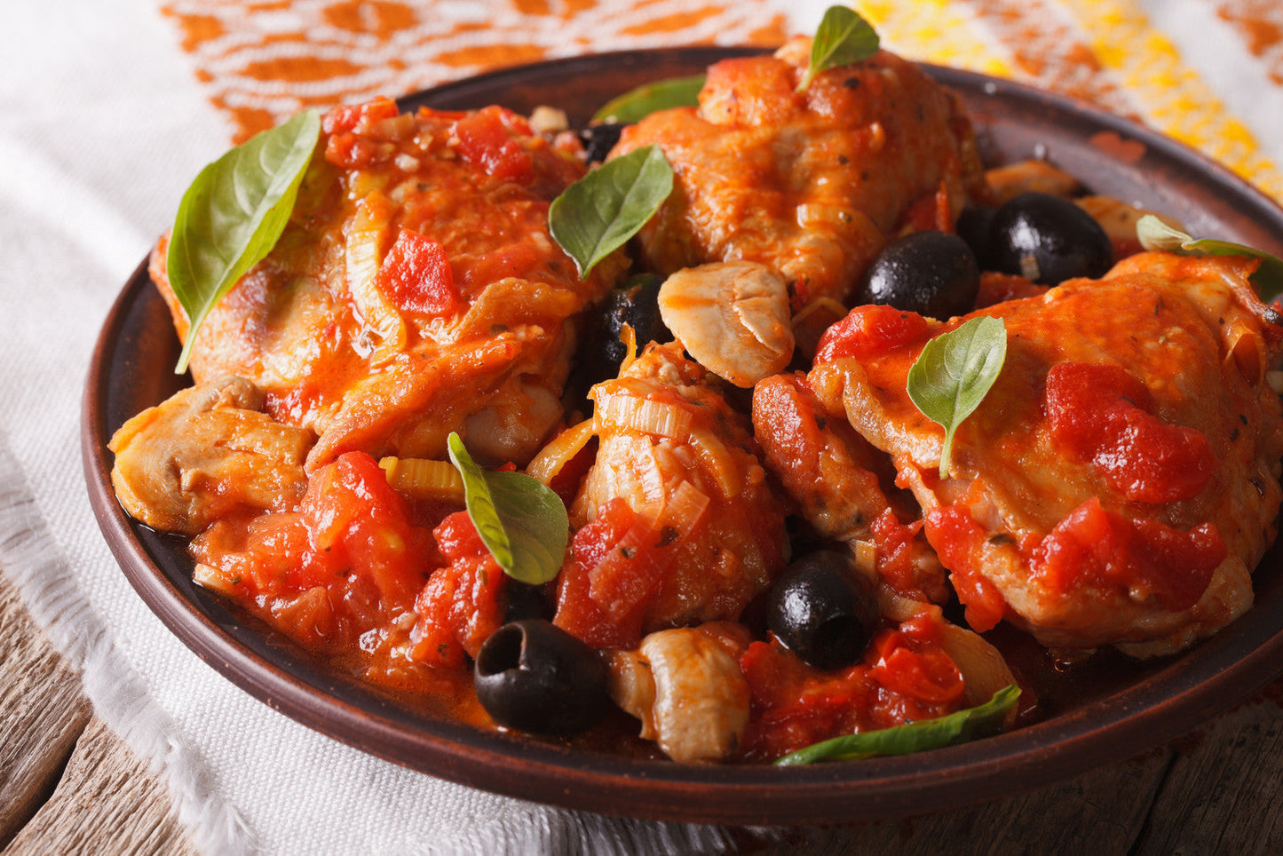 Neapolitan Chicken Cacciatore