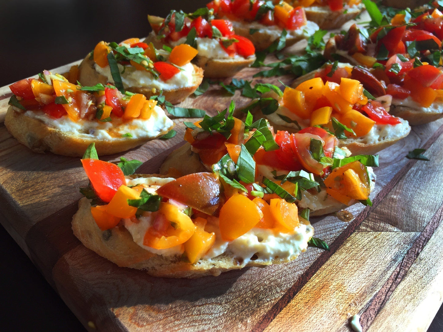 Whipped Feta with Neapolitan Herb Tomato Crostinis