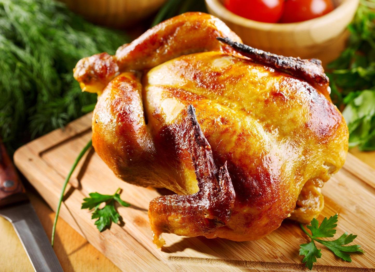 Olive Oil Roasted Chicken