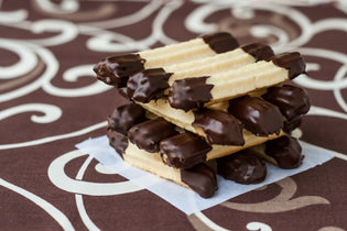  Pecan Olive Oil Cookies Dipped in The Ultimate Chocolate Ganache