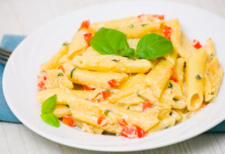  Penne with Brie and Basil