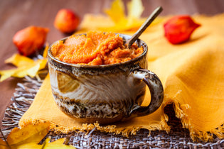  Butternut Puree with Balsamic-Raisin-Olive Sauce