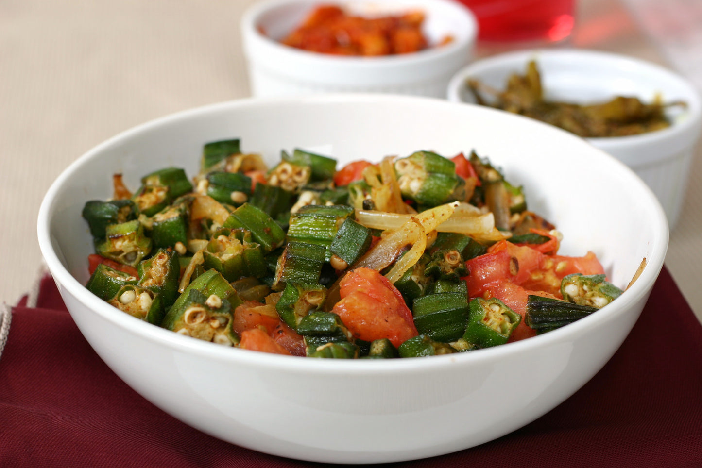 Stewed Okra and Tomato