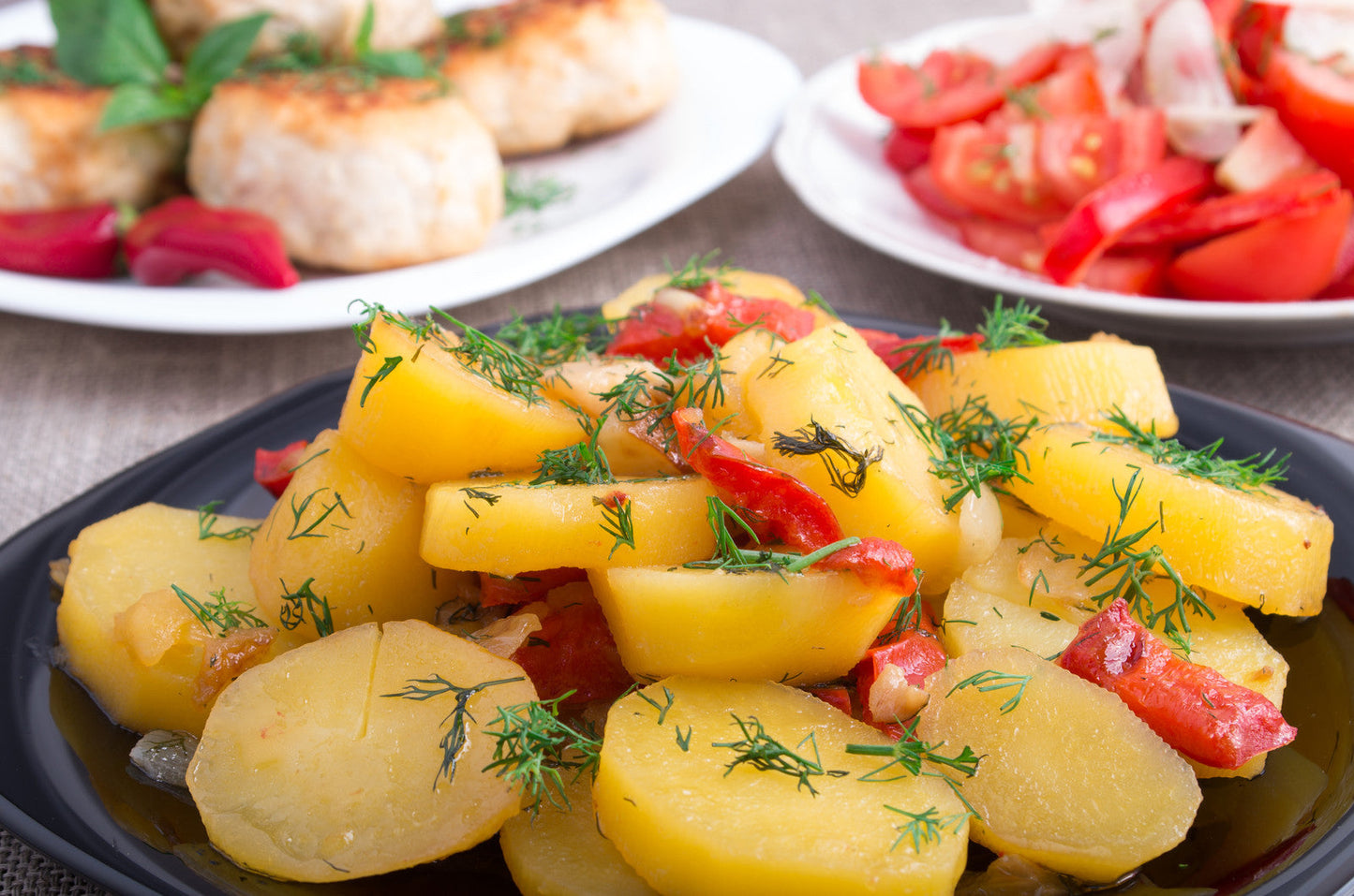 Tuscan Potatoes with Peppers