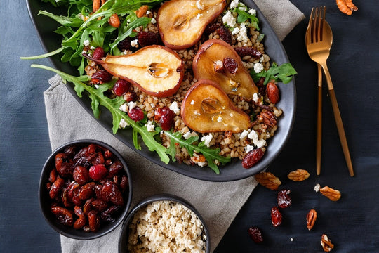  Harvest Pear & Farro Salad with Cranberry Pear