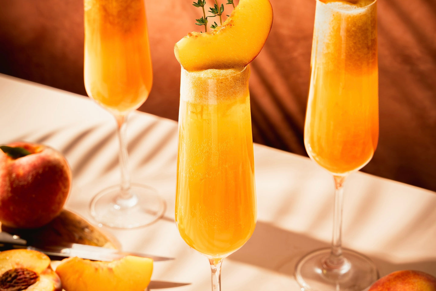 Peach Bellinis