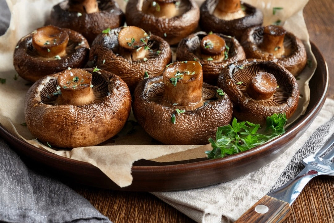 Sherry-Roasted Mushrooms