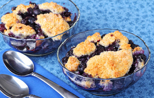  Blueberry GInger Cobbler