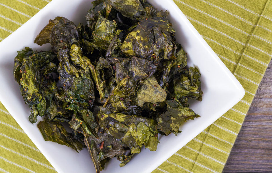 Oven Roasted Kale Chips
