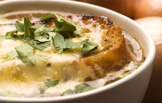 Caramelized Onion & Guinness Soup