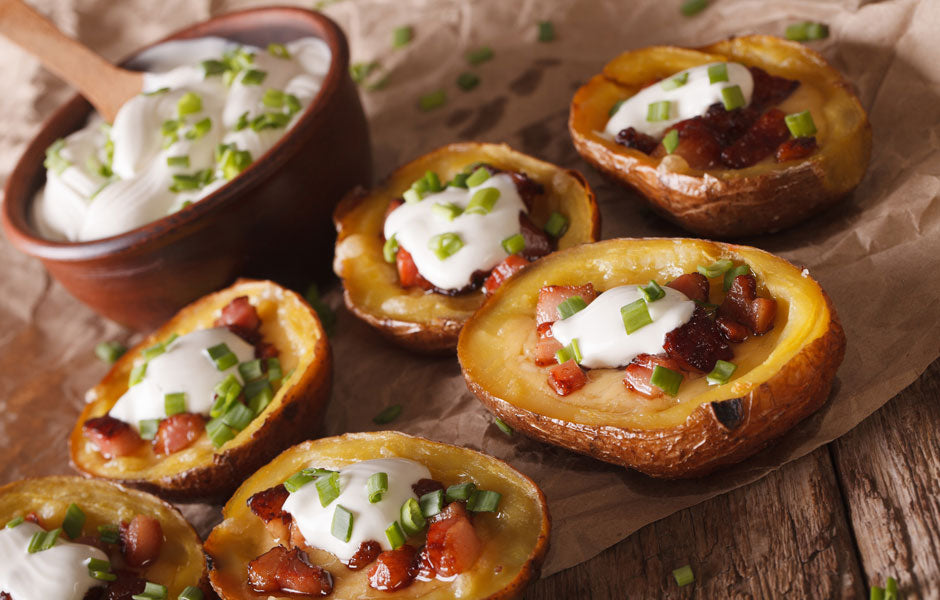 Garlic & Oregano Baked Potato