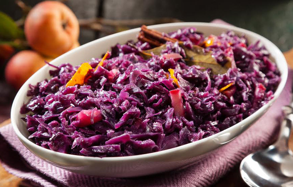 Red Apple Braised Cabbage