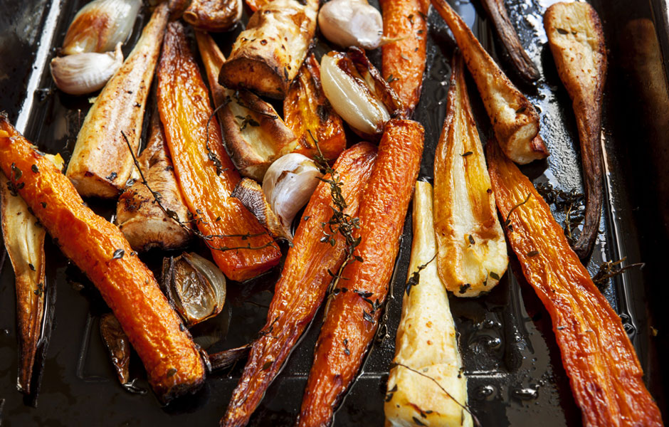 Roasted Parsnips & Carrots