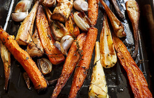  Roasted Parsnips & Carrots
