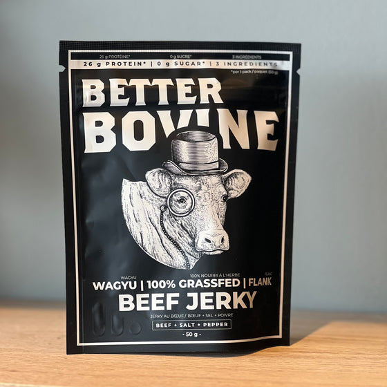 Better Bovine - 100% Grassfed Wagyu Beef Jerky