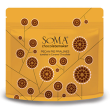  Soma Chocolatemaker pecan pie pralines tumbled in caramel chocolate at Della Terra