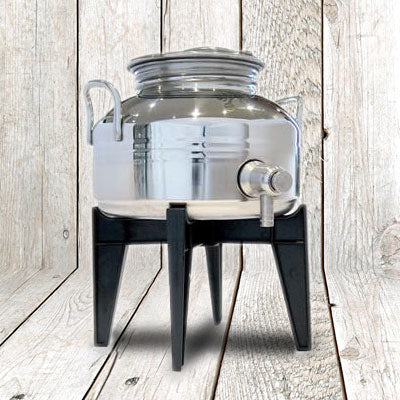 Della Terra Sansone 2 Litre Stainless Fusti
