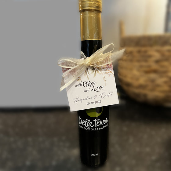Wedding & Party Favours - Single 200ml Bottle