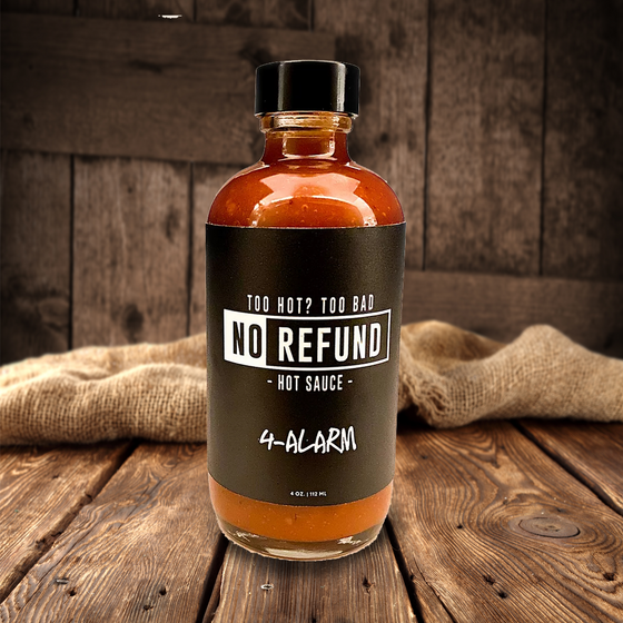 'No Refund' All Natural Hot Sauce