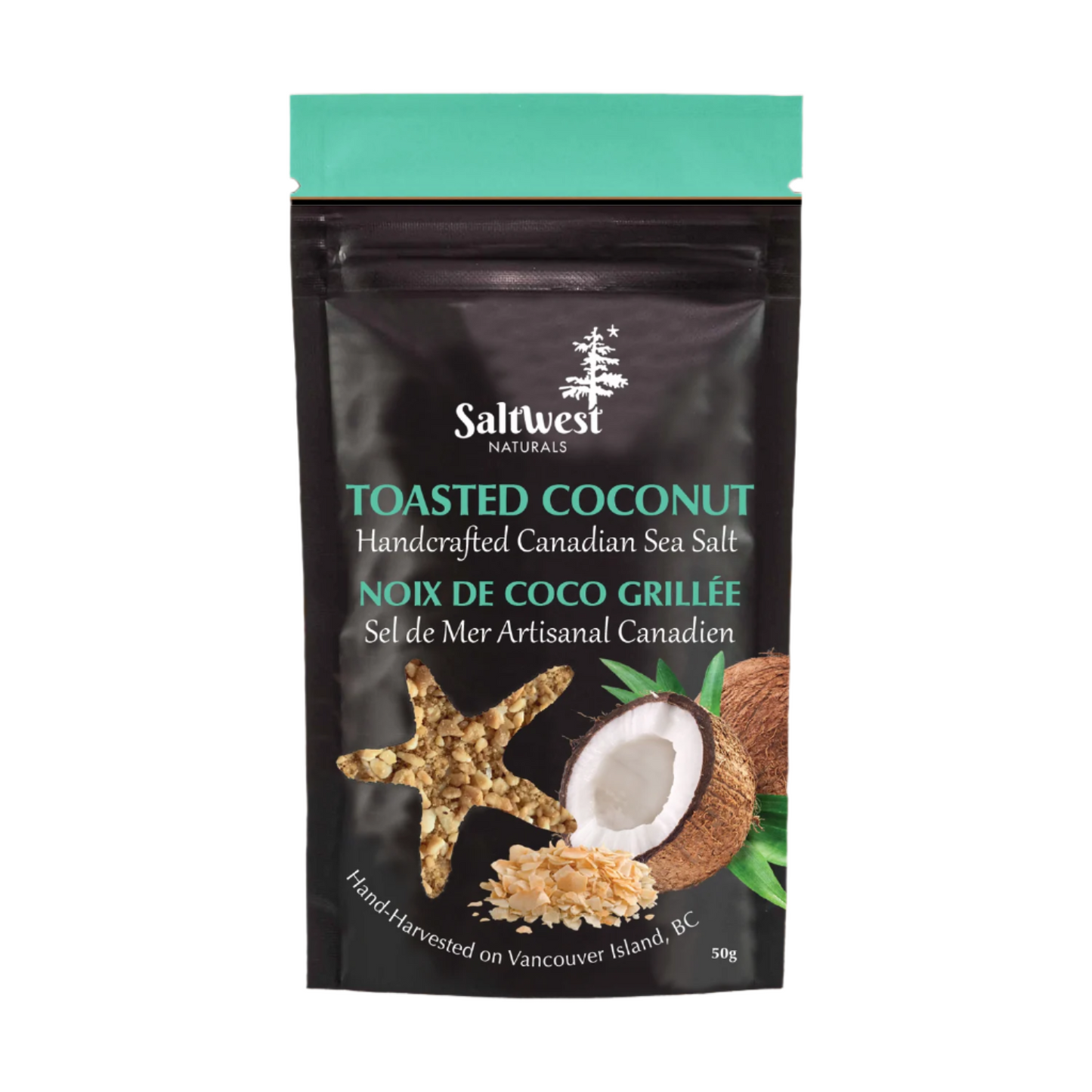 Saltwest Naturals Toasted Coconut Sea Salt